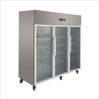Refrigerador Vertical 3 Puertas De Vidrio 1500 Lts. AS16G3