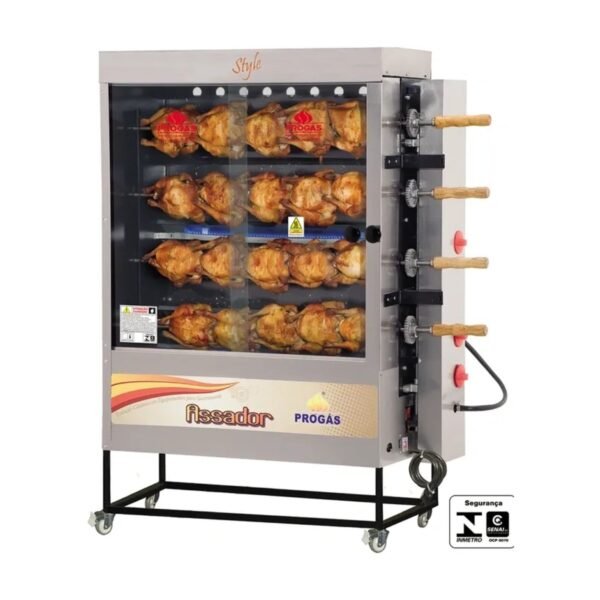 Asador de pollos 4 espadas marca Progas