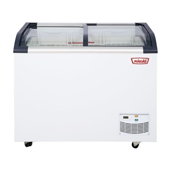 Congelador Isla Tapa De Vidrio Curvo SD420Q