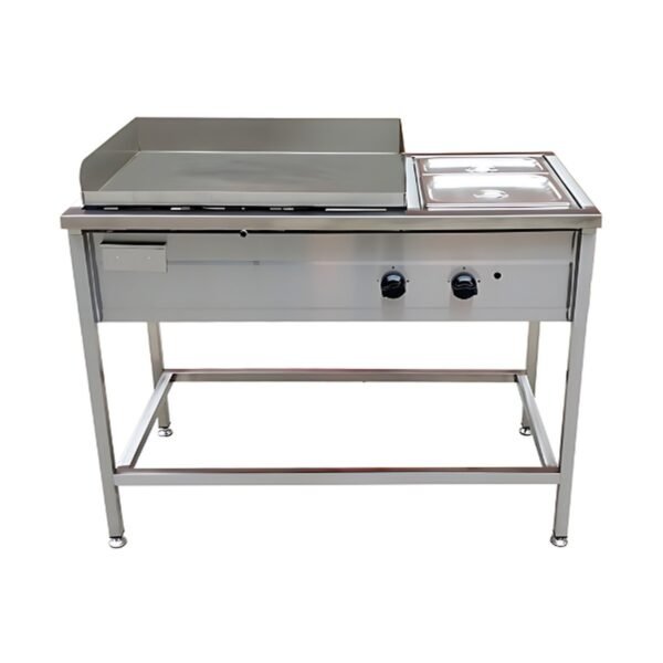 Plancha Churrasquera 50×70 cm con baño maría Cousiño