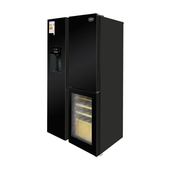 Refrigerador Side By Side / Cava 514 Lts. NEGRO